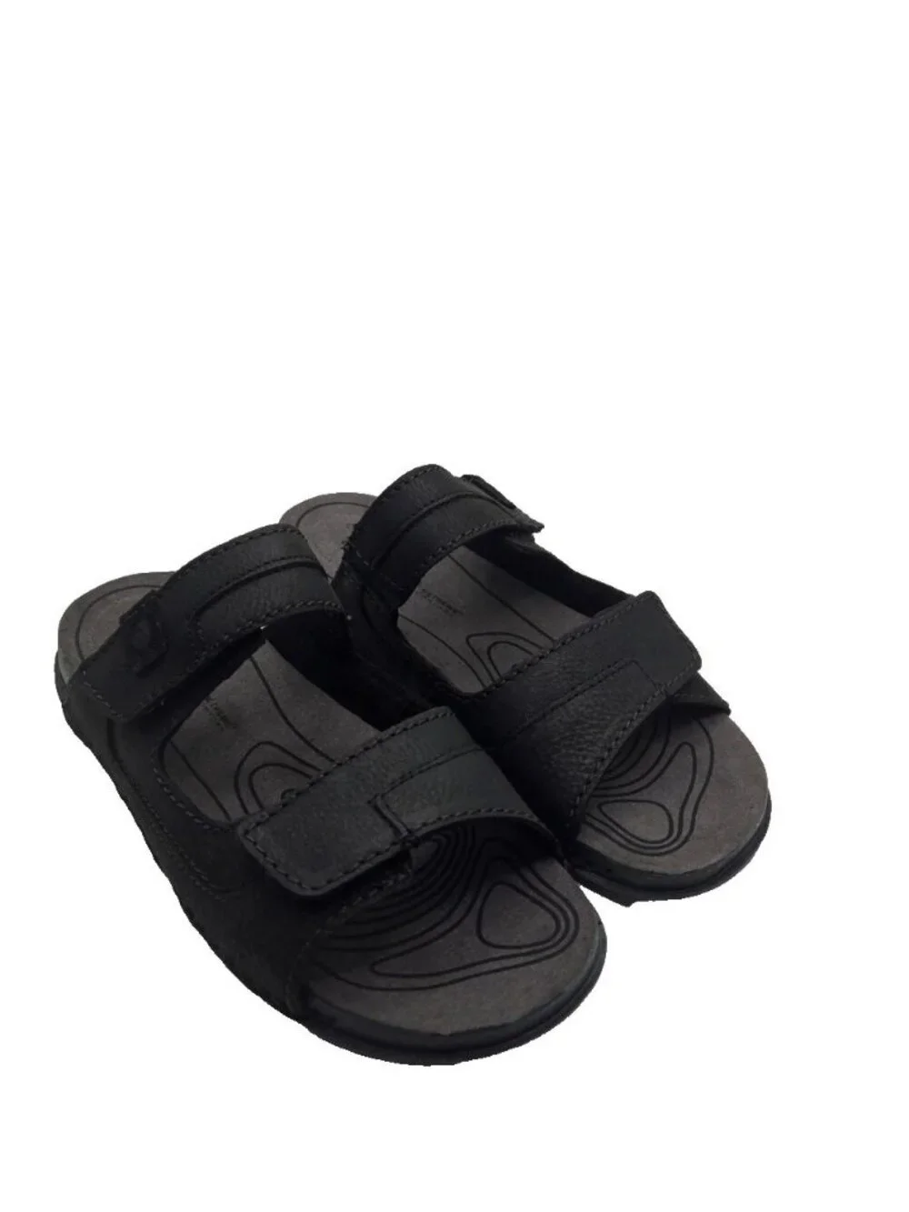 Clarks Collection Crestview Easy Slide Sandals black men's size 10M